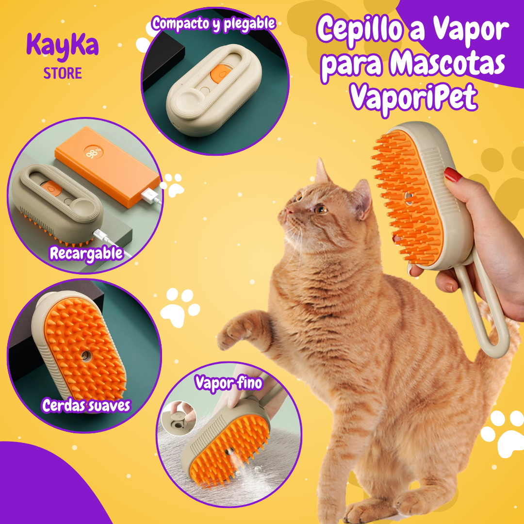 El cepillo a vapor para tu mascota - VaporiPet